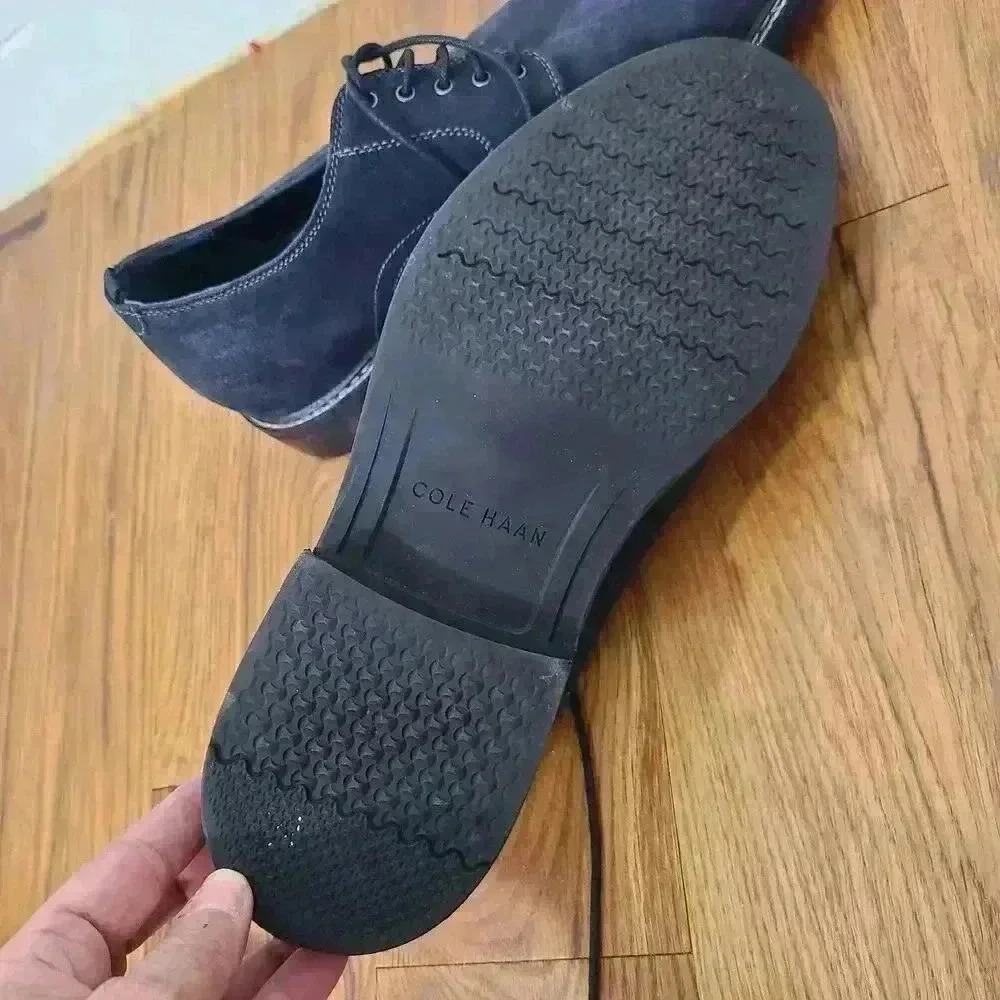 New Cole Haan mens Frankland Grand navy Nubuck Oxford dress Sz 11.5 navy A-84 - Picture 10 of 10
